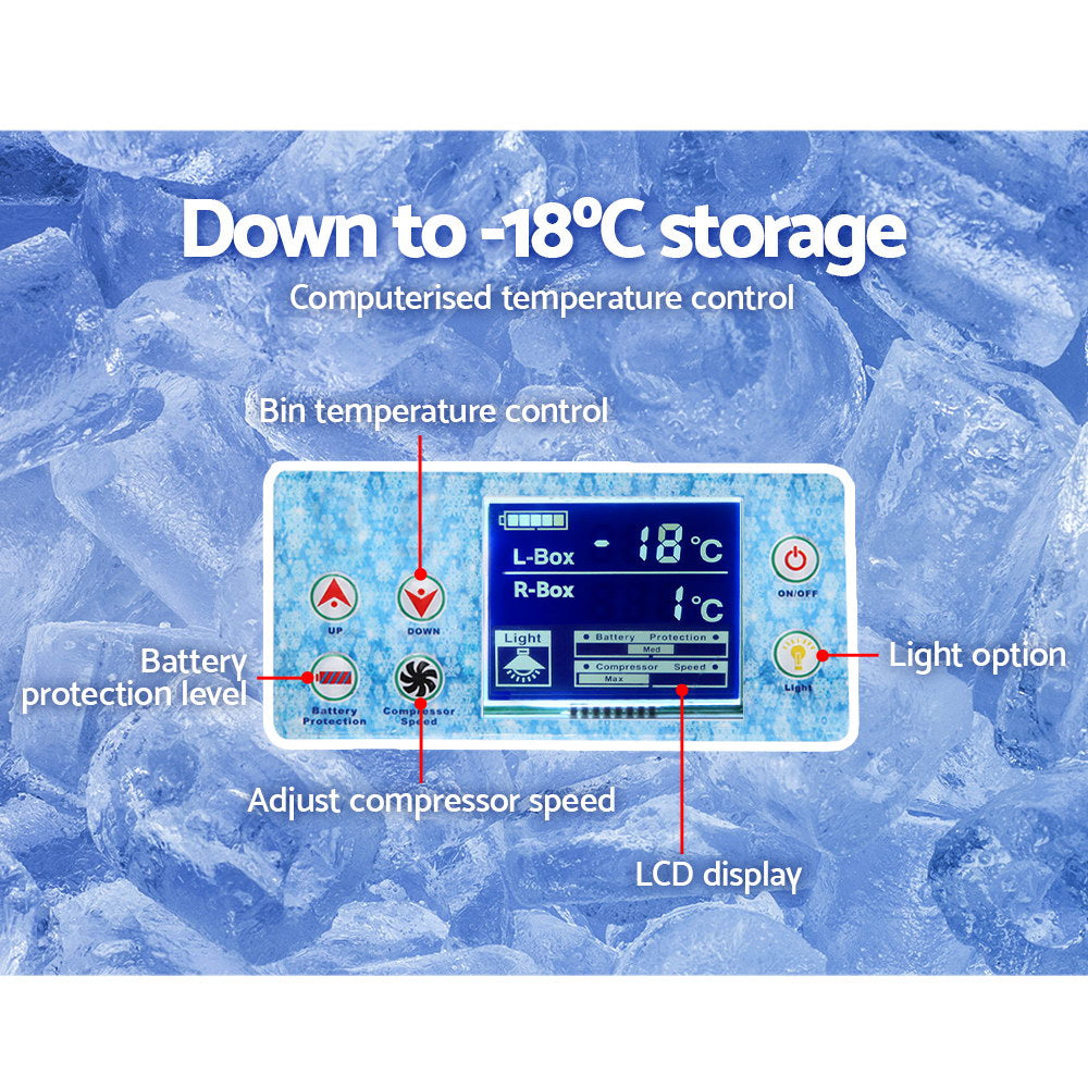 Glacio 70L Portable Fridge & Freezer 