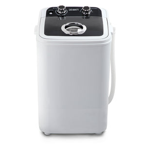 Devanti 4.6KG Mini Portable Washing Machine - Black