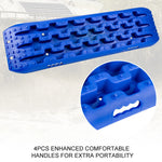 Pair 10T Blue 4WD Recovery Tracks Off Road 4x4 Snow Mud New Sand Track