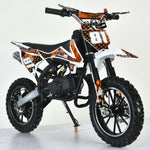 49CC MINI MOTOR DIRT BIKE KIDS POCKET ROCKET PEE WEE ATV 50CC CYCLE BLUE ORANGE