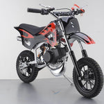 RED 49CC MINI MOTOR DIRT BIKE KIDS POCKET ROCKET PEE WEE MOTORCYCLE ATV 50CC