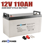 110AH AGM Battery 12V AMP Hour SLA Deep Cycle Dual Fridge Solar Power 12 Volt