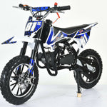 49CC MINI MOTOR DIRT BIKE KIDS POCKET ROCKET PEE WEE ATV 50CC CYCLE BLUE ORANGE