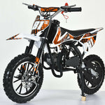 49CC MINI MOTOR DIRT BIKE KIDS POCKET ROCKET PEE WEE ATV 50CC CYCLE BLUE ORANGE