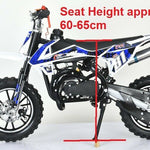 49CC MINI MOTOR DIRT BIKE KIDS POCKET ROCKET PEE WEE ATV 50CC BLUE GREEN ORANGE