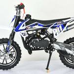 49CC MINI MOTOR DIRT BIKE KIDS POCKET ROCKET PEE WEE ATV 50CC CYCLE BLUE ORANGE