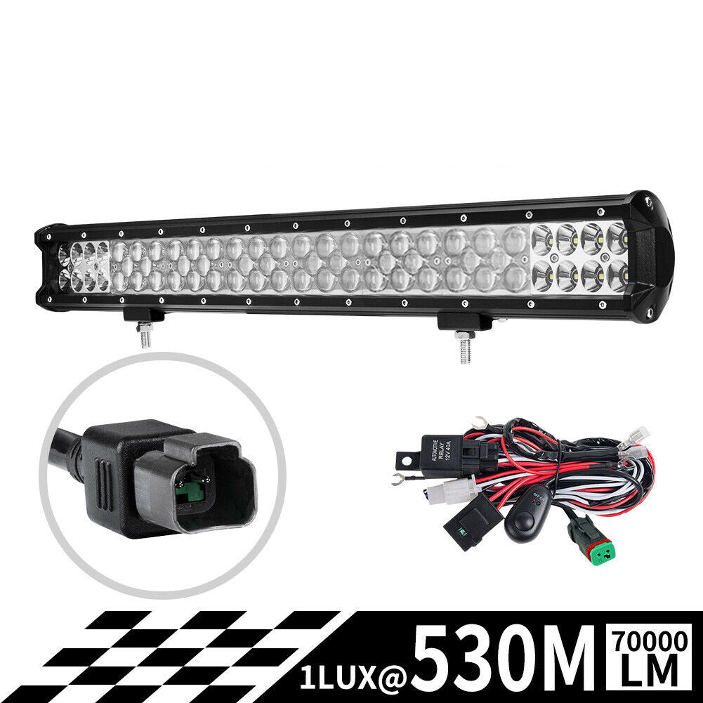 23Inch Led Light Bar Osram Spot Flood Combo Offroad 4WD