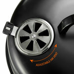 3In1 Portable Charcoal Vertical Smoker BBQ Grill Roaster Steel Steamer