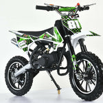 49CC MINI MOTOR DIRT BIKE KIDS POCKET ROCKET PEE WEE ATV 50CC CYCLE GREEN ORANGE