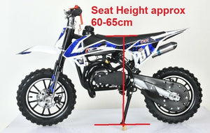 49CC MINI MOTOR DIRT BIKE KIDS POCKET ROCKET PEE WEE ATV 50CC CYCLE BLUE ORANGE