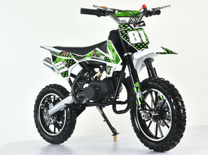 49CC MINI MOTOR DIRT BIKE KIDS POCKET ROCKET PEE WEE ATV 50CC BLUE GREEN ORANGE