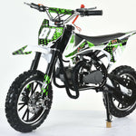 49CC MINI MOTOR DIRT BIKE KIDS POCKET ROCKET PEE WEE ATV 50CC CYCLE GREEN ORANGE