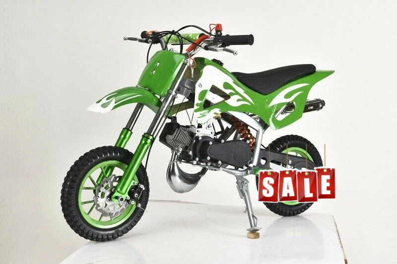 RED 49CC MINI MOTOR DIRT BIKE KIDS POCKET ROCKET PEE WEE MOTORCYCLE ATV 50CC