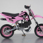 PINK 49CC MINI MOTOR DIRT BIKE KIDS POCKET ROCKET PEE WEE MOTORCYCLE ATV 50CC