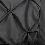 Super King Size Charcoal Diamond Pintuck Quilt Cover Set(3PCS)