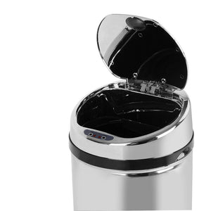 50L Stainless Steel Motion Sensor Rubbish Bin 