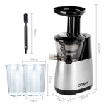 Devanti Cold Press Food Processor Juicer - Silver