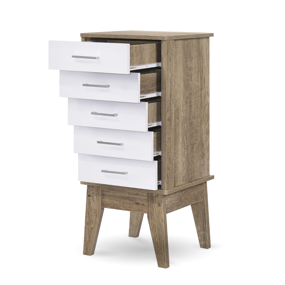 Slimboy 5 chest of drawers Oak