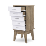 Slimboy 5 chest of drawers Oak