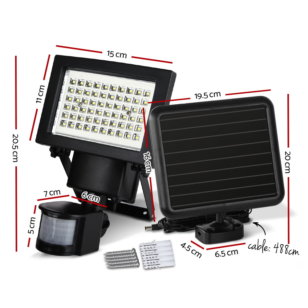 60 LED Solar Sensor Outdoor Light