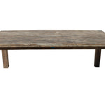 Sturdy 2 Metre Table Black Brush Finish