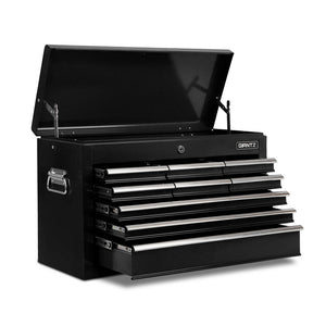 Giantz 9 Drawer Mechanic Tool Box Storage - Black