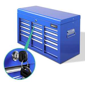 Giantz 9 Drawer Mechanic Tool Box Storage - Blue