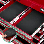 Giantz 9 Drawer Mechanic Tool Box Storage - Red