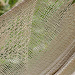 Deluxe Outdoor Cotton Mexican Hammock  in Cream Colour Queen Size