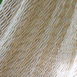 Deluxe Outdoor Cotton Mexican Hammock  in Cream Colour Queen Size