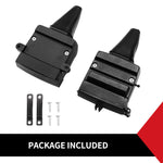 Trailer Caravan Camper Adaptor 12 Pin Flat Trailer Socket Plug Set Connector