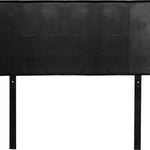 PU Leather Double Bed Headboard Bedhead - Black