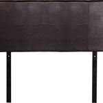 PU Leather Double Bed Headboard Bedhead - Brown