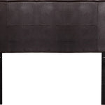 PU Leather Queen Bed Headboard Bedhead - Brown