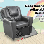 Leather Kids Recliner