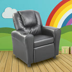 Leather Kids Recliner