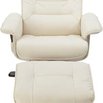 PU Leather Massage Chair Recliner Ottoman Lounge Remote