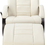 PU Leather Massage Chair Recliner Ottoman Lounge Remote