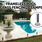 Frameless Pool Glass Fencing Clamps Spigots