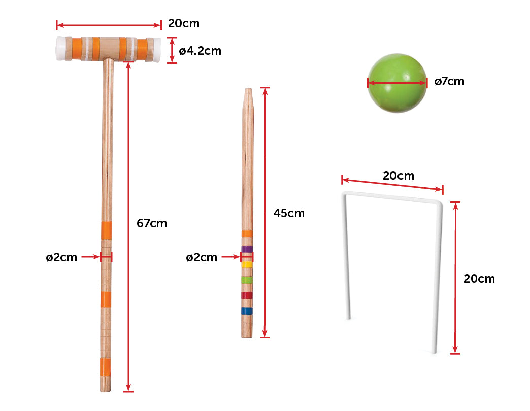 Croquet Set - Up to 6 Players