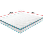 Palermo King 20cm Memory Foam and Innerspring Hybrid Mattress