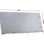4.6m Caravan Privacy Screen Side Sunscreen Sun Shade for 16' Roll Out Awning