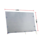 3.4m Caravan Privacy Screen Side Sunscreen Sun Shade for 12' Roll Out Awning
