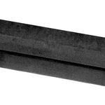 2.2m Gymnastics Folding Balance Beam Black Synthetic Suede