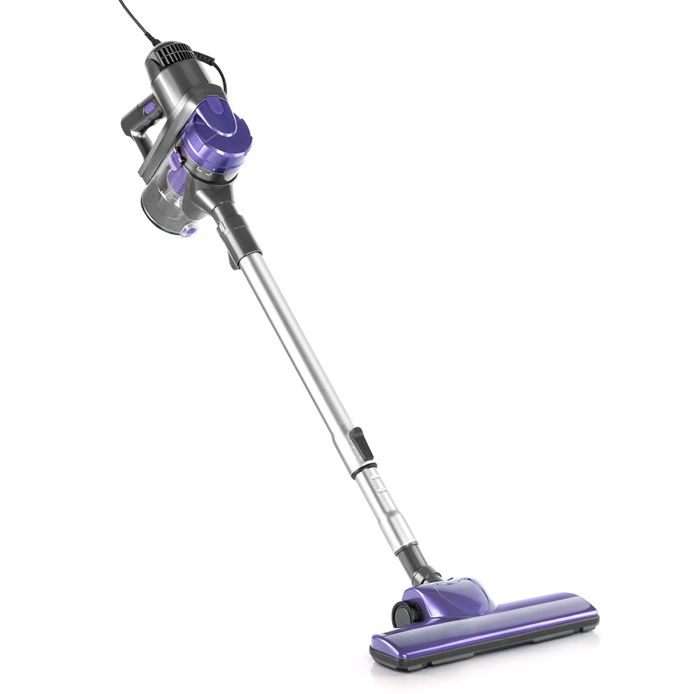 Devanti Corded Handheld Bagless Vacuum Cleaner - Purple and Silver