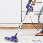 Devanti Corded Handheld Bagless Vacuum Cleaner - Purple and Silver