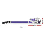 Devanti Cordless Handstick Vacuum Cleaner - Grey and Purple