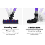 Devanti Cordless Handstick Vacuum Cleaner - Grey and Purple