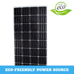 200W 12V Mono Solar Panel Kit Caravan Camping Power Battery Charging Home