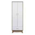 2 Door Wardrobe w/ Drawer Oak